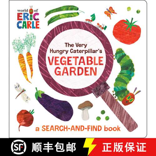 【3-4周达】The Very Hungry Caterpillar's Vegetable Garden: A Search-and-Find Book [9780593888018]