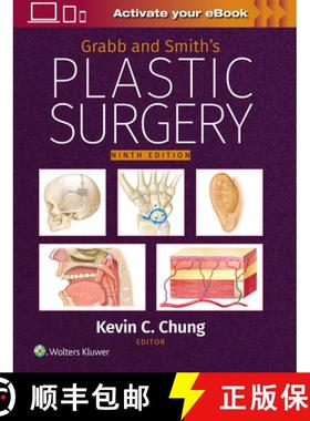 【3-4周达】Grabb and Smith's Plastic Surgery: Print + eBook with Multimedia [9781975214265]