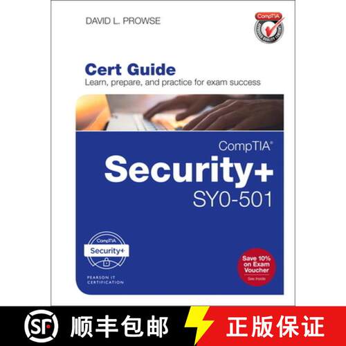 【3-4周达】精装 Comptia Security+ Sy0-501 Cert Guide [9780789758996]