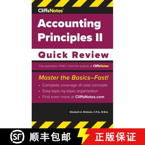 【3-4周达】CliffsNotes Accounting Principles II: Quick Review [9781957671390]
