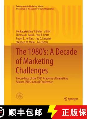 【3-4周达】The 1980's: A Decade of Marketing Challenges : Proceedings of the 1981 Academy of Marketin... [9783319386751]