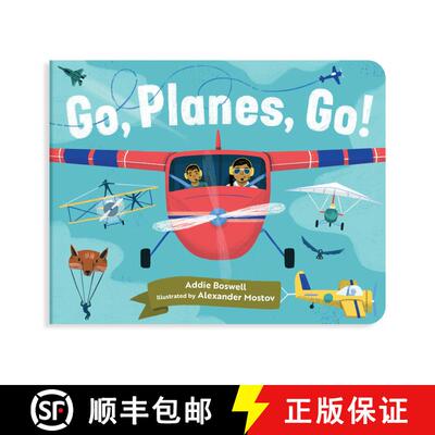 【3-4周达】Go, Planes, Go! a Plane Book for Toddlers 1-3: Stocking Stuffers for Toddler Boys & Girls [9781632173157]