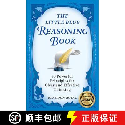 【3-4周达】The Little Blue Reasoning Book: 50 Powerful Principles for Clear and Effective Thinking [9781897393604]