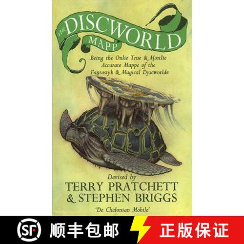 【3-4周达】The Discworld Mapp : Sir Terry Pratchetts much-loved Discworld, mapped for the very firs... [9780552143240]