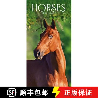 【3-4周达】2026 Horses Slim Diary Planner [9781529849844]