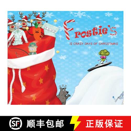 【3-4周达】精装 Frostie's 12 Crazy Days of Christmas [9781733517898]