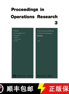 【3-4周达】DGOR Papers of the Annual Meeting 1973 / Vorträge der Jahrestagung 1973 [9783790801385]