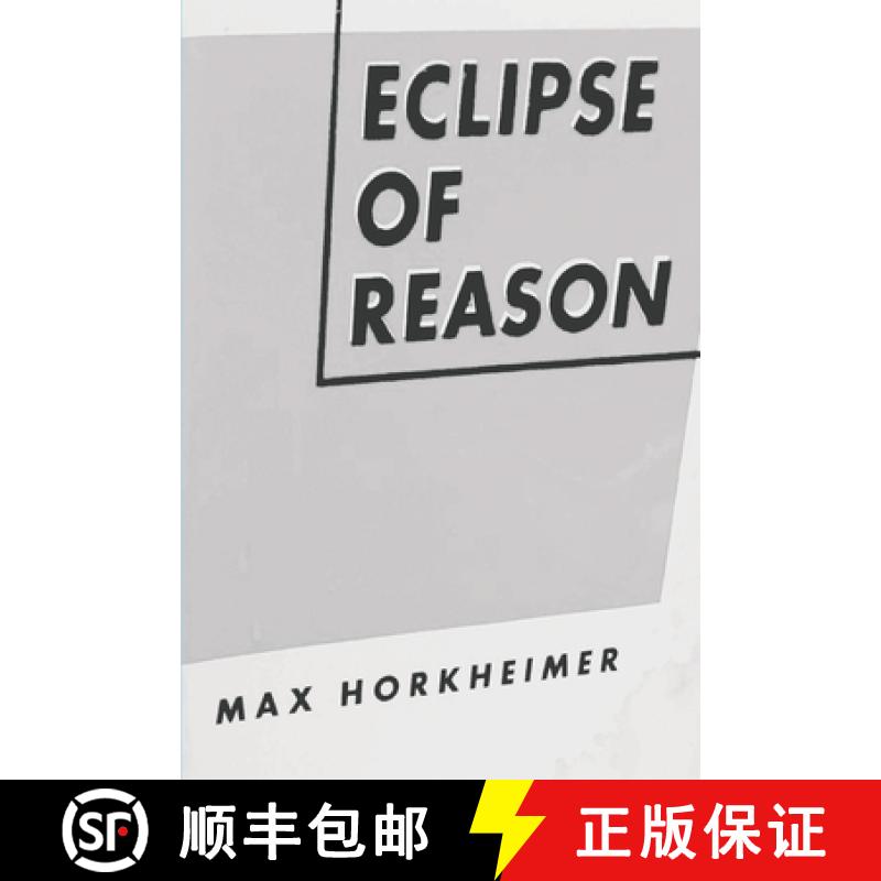【3-4周达】Eclipse of Reason [9781773238807]