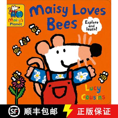 【3-4周达】Maisy Loves Bees: A Maisy's Planet Book (Educational Board Book on Bumble Bee Pollination ... [9781536228588]