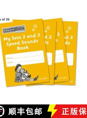 【3-4周达】Read Write Inc. Phonics: My Sets 2 and 3 Speed Sounds Book (Pack of 30) [9780198378846]