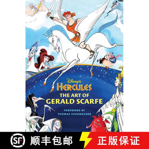 【3-4周达】精装 Disney's Hercules: The Art of Gerald Scarfe [9798886635584]