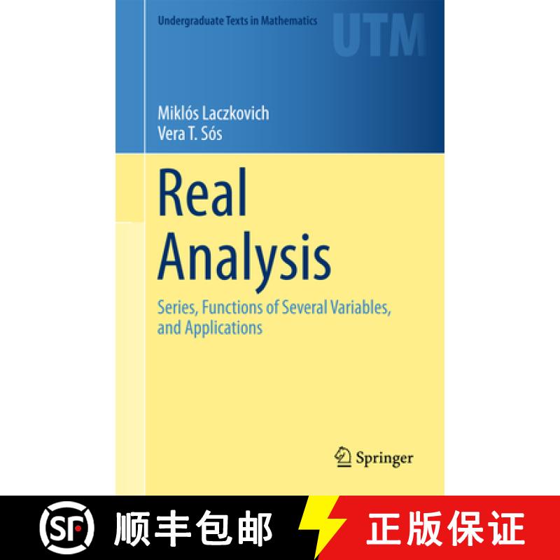 【3-4周达】Real Analysis: Series, Functions of Several Variables, and Applications [9781493973675]