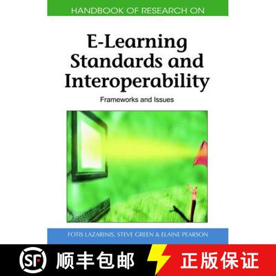 【3-4周达】精装 Handbook of Research on E-Learning Standards and Interoperability: Frameworks and Issues [9781616927899]