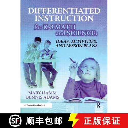 【3-4周达】精装 Differentiated Instruction for K-8 Math and Science: Ideas, Activities, and Lesson Plans [9781138435629]