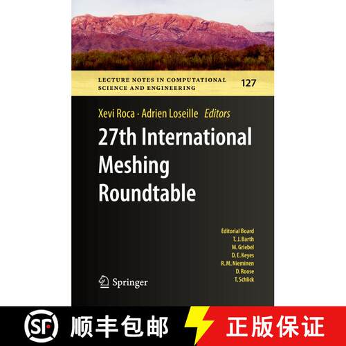 【3-4周达】精装 27th International Meshing Roundtable [9783030139919]