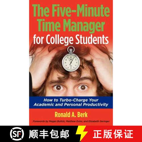 【3-4周达】The Five-Minute Time Manager for College Students [9780982387115]
