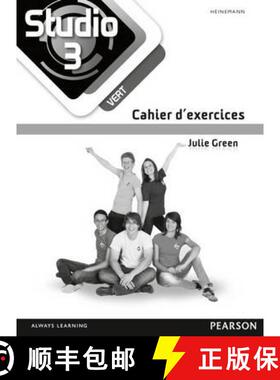 【3-4周达】Studio 3 vert Workbook (pack of 8) (11-14 French) [9780435031077]