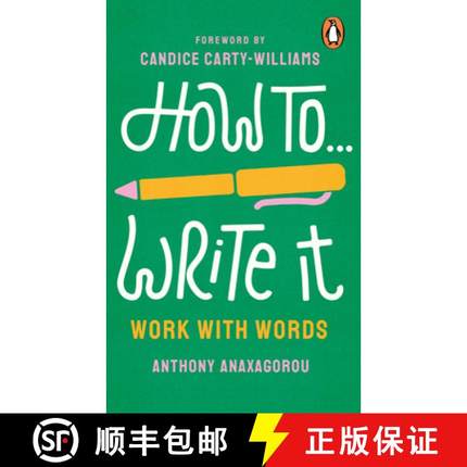【3-4周达】How To Write It : Work With Words [9781529940923]