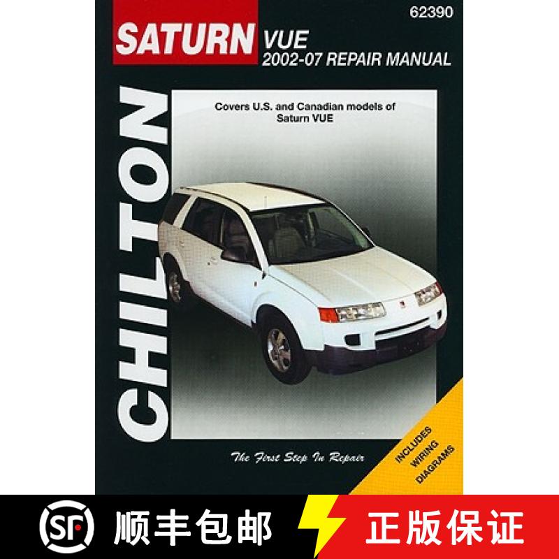 【3-4周达】Chilton's Saturn Vue 2002-07 Repair Manual [9781563927720]