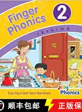 【3-4周达】Finger Phonics Book 2: in Precursive Letters (British English edition) [9781844146444]