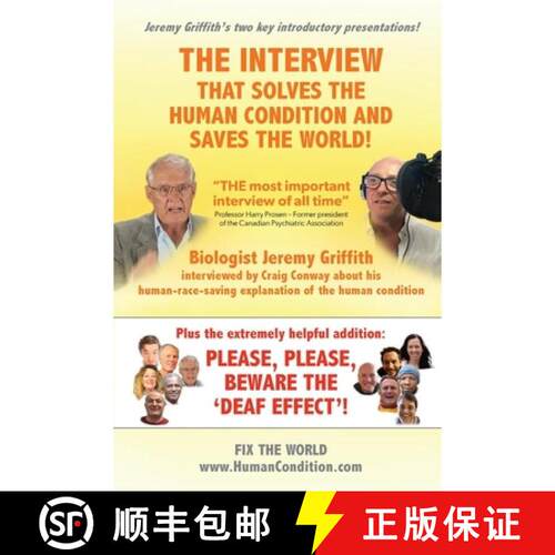 【3-4周达】THE Interview That Solves The Human Condition And Saves The World! [9781741291209]