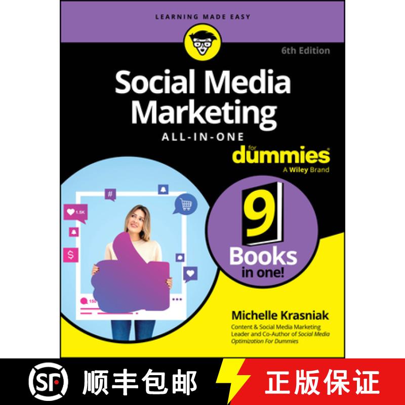【3-4周达】Social Media Marketing All-In-One for Dummies [9781394318759]