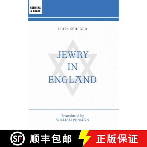 【3-4周达】精装 Jewry in England: A Thousand-Year History [9781963143614]