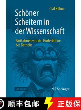 预订 Schöner Scheitern in der Wissenschaft : Karikaturen von der Hinterbühne des Betriebs [9783658487737]