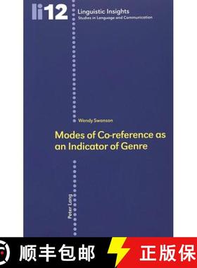 【3-4周达】Modes of Co-Reference as an Indicator of Genre [9783039100521]