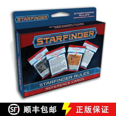 【3-4周达】Starfinder Rules Reference Cards Deck [9781640781382]