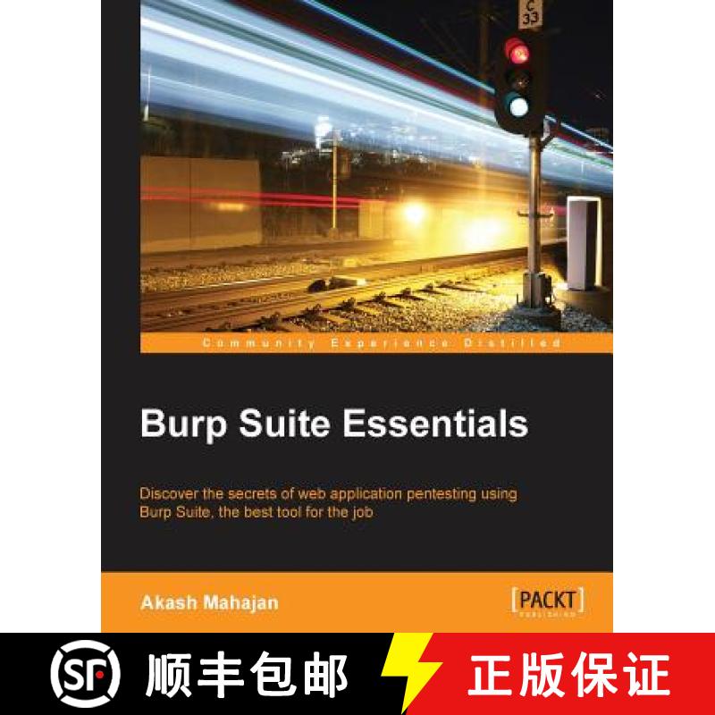 预订 Burp Suite Essentials [9781783550111]