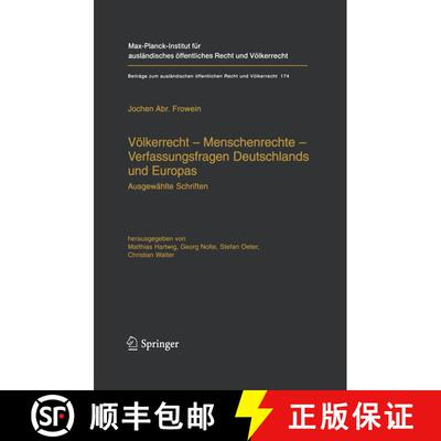 【3-4周达】Völkerrecht -- Menschenrechte -- Verfassungsfragen Deutschlands Und Europas: Ausgewählte... [9783540230236]