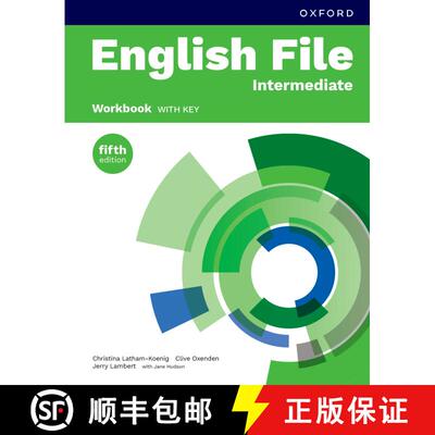 【3-4周达】English File fifth edition: Intermediate: Workbook with key: Print Student Workbook with key [9780194144353]