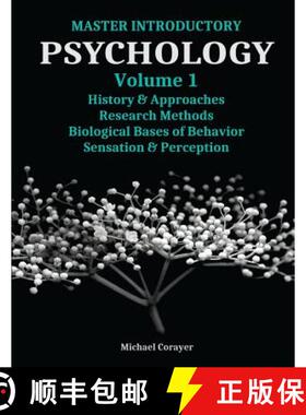 【3-4周达】Master Introductory Psychology Volume 1: History and Approaches, Research Methods, Biologi... [9780997005318]