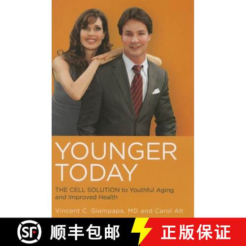 【3-4周达】精装 Younger Today : The Cell Solution to Youthful Aging and Improved Health [9781681628943]