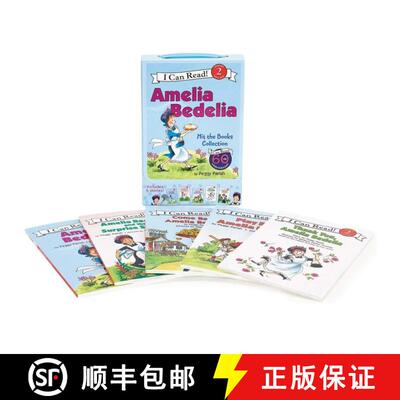 【3-4周达】Amelia Bedelia 5-Book I Can Read Box Set #1: Amelia Bedelia Hit the Books [9780062443564]
