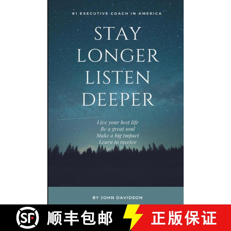 【3-4周达】Stay Longer Listen Deeper [9781387820900]