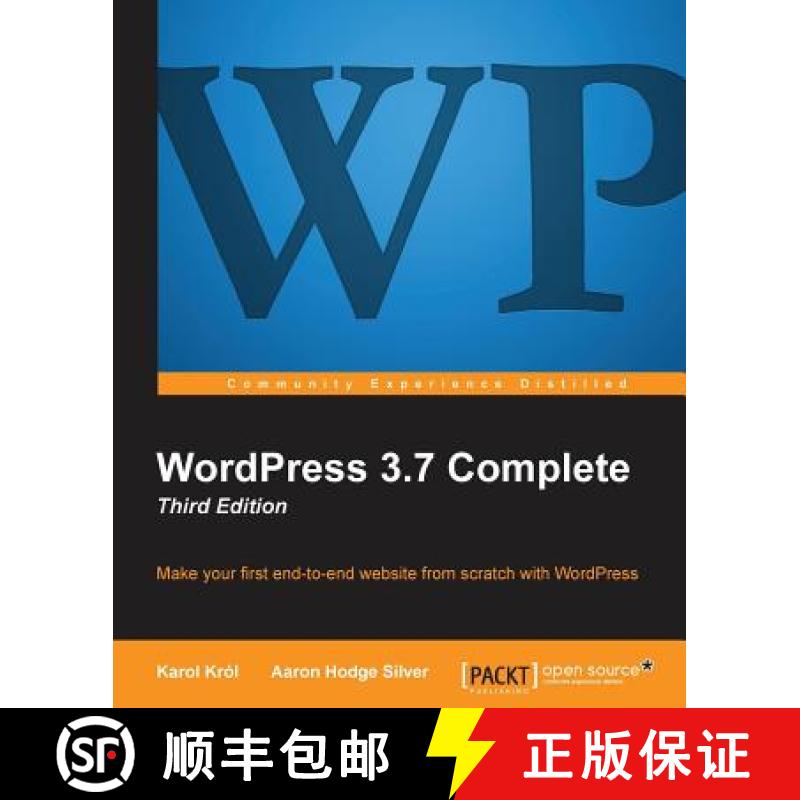 【2-3周达】WordPress 3.7 Complete - Third Edition [9781782162407]