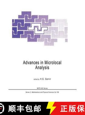 【3-4周达】Advances in Microlocal Analysis [9789401085465]