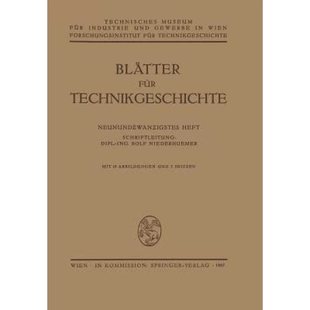 9783211808016 Blätter 4周达 Für Technikgeschichte