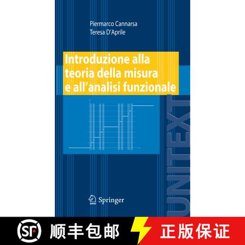 【3-4周达】Introduzione alla teoria della misura e all’analisi funzionale [9788847007017]