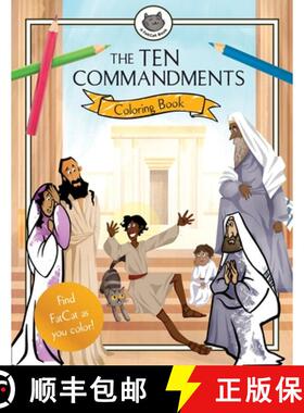 【3-4周达】The Ten Commandments Coloring Book [9781683597759]