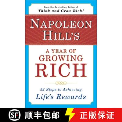 【3-4周达】Napoleon Hill's a Year of Growing Rich: 52 Steps to Achieving Life's Rewards [9780452270541]