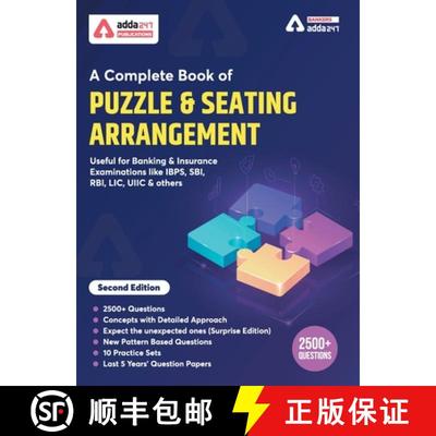 预订 A Complete Book on Puzzles & Seating Arrangement Englsh Medium [9789389924541]