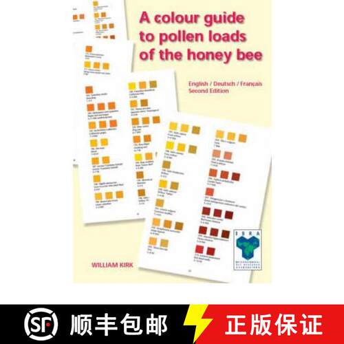 预订 A Colour Guide to Pollen Loads of the Honey Bee [9780860982487]