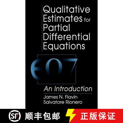 【3-4周达】精装 Qualitative Estimates For Partial Differential Equations : An Introduction [9780849385124]