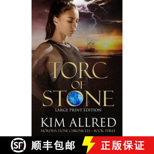 【3-4周达】Torc of Stone: Time Travel Adventure Romance LARGE PRINT [9781953832078]