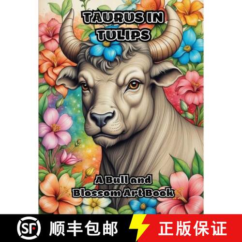 【3-4周达】Taurus in Tulips: A Bull and Blossom Art Book [9798869074034]