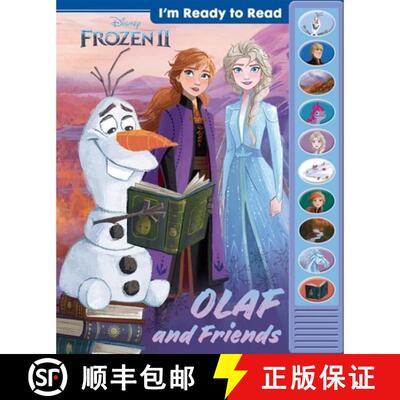 【3-4周达】精装 Disney Frozen 2: Olaf and Friends I'm Ready to Read Sound Book [9781503746022]