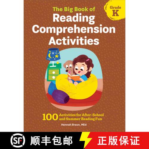 【3-4周达】The Big Book of Reading Comprehension Activities, Kindergarten: 100 Activities for After-S... [9781685395421]